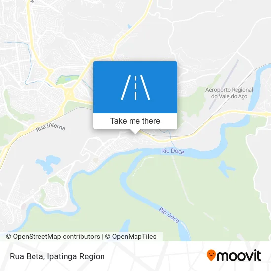 Rua Beta map