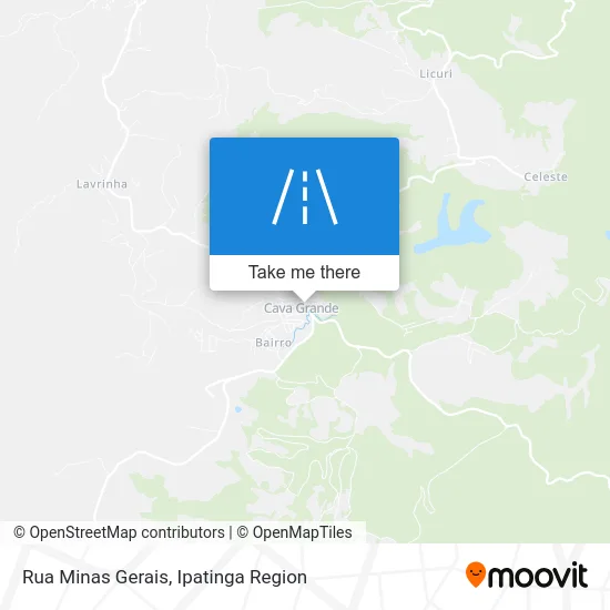 Rua Minas Gerais map