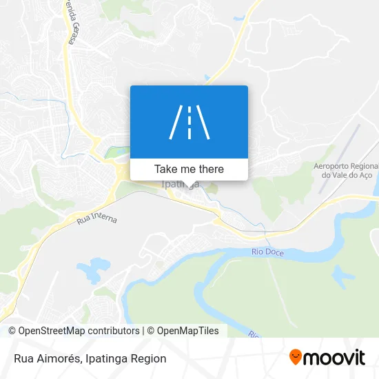 Rua Aimorés map