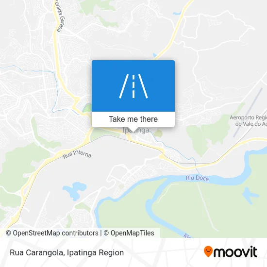 Rua Carangola map