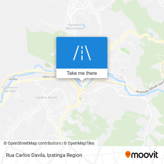 Mapa Rua Carlos Davila