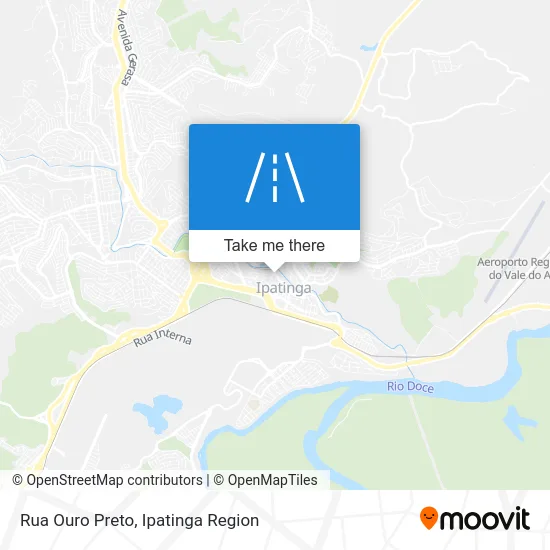 Rua Ouro Preto map