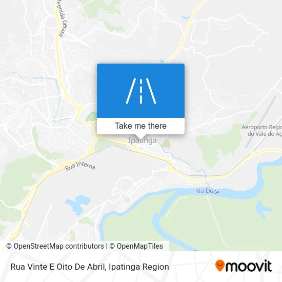 Mapa Rua Vinte E Oito De Abril