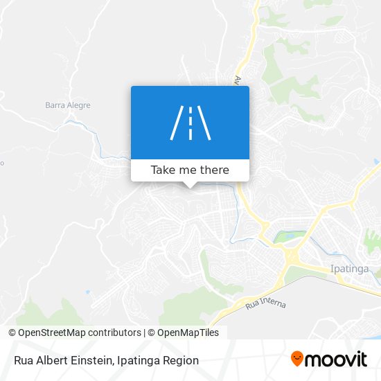 Rua Albert Einstein map