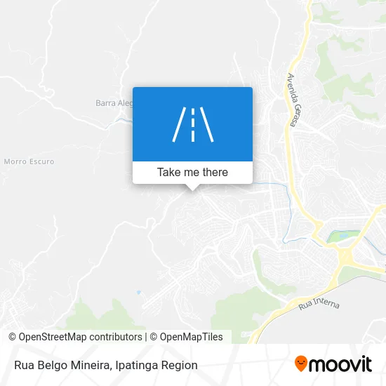 Rua Belgo Mineira map