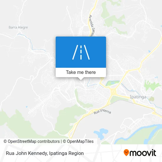 Rua John Kennedy map