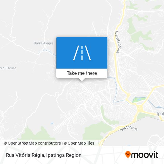 Mapa Rua Vitória Régia