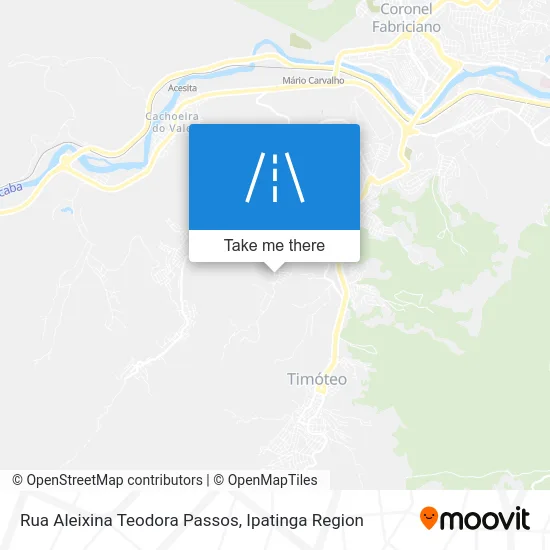 Rua Aleixina Teodora Passos map