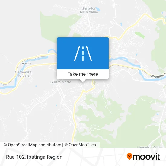 Rua 102 map