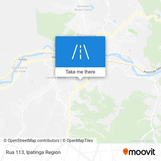 Rua 113 map