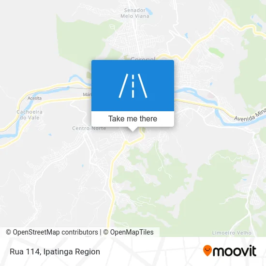 Rua 114 map