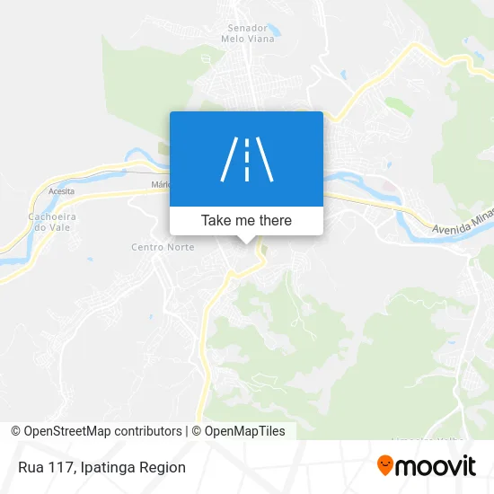 Rua 117 map