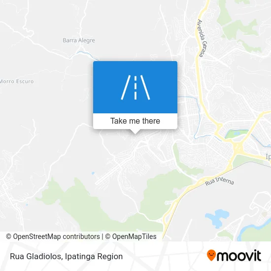 Rua Gladiolos map