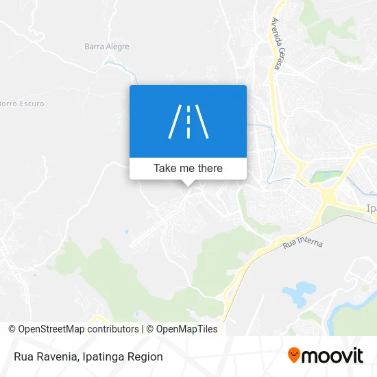 Rua Ravenia map