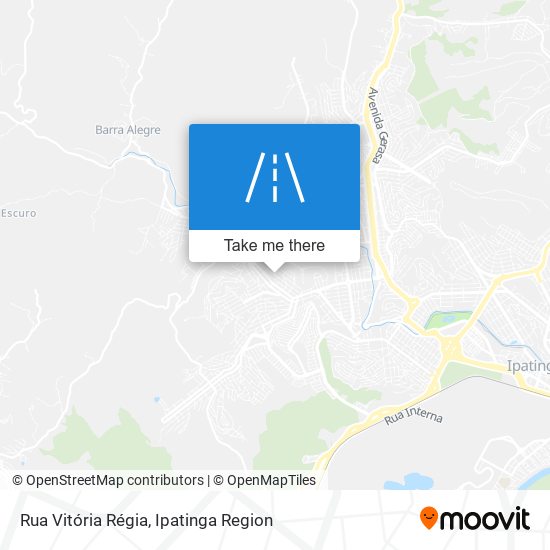 Mapa Rua Vitória Régia