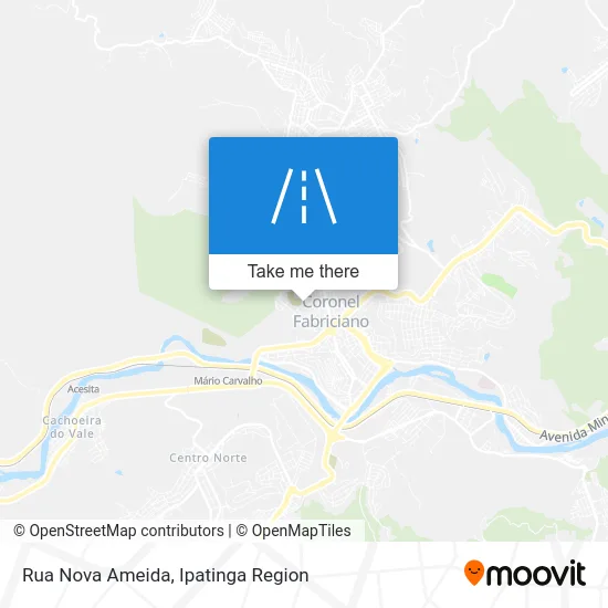 Rua Nova Ameida map