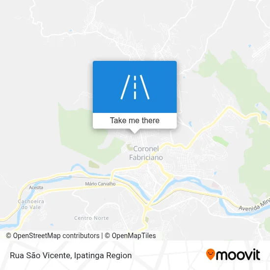 Rua São Vicente map
