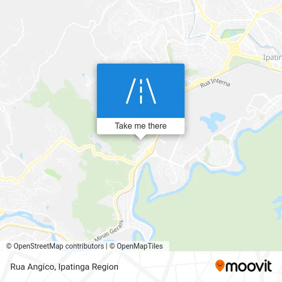 Rua Angico map