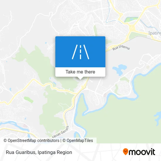 Rua Guaribus map