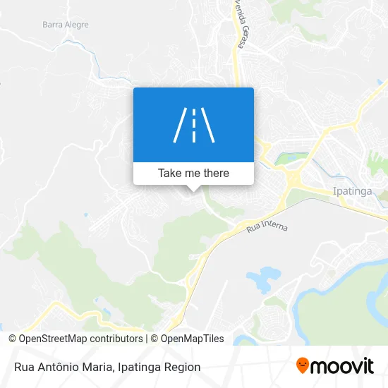 Rua Antônio Maria map