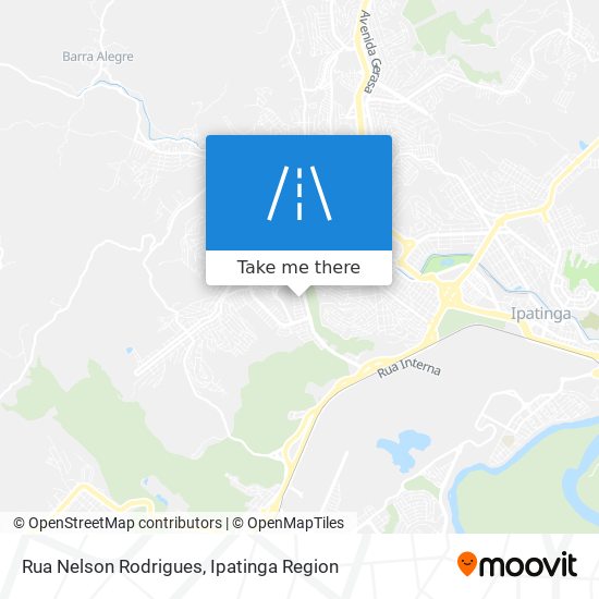 Mapa Rua Nelson Rodrigues