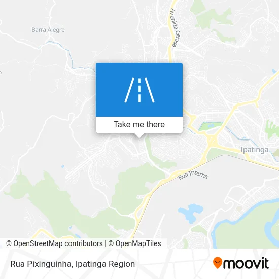 Rua Pixinguinha map