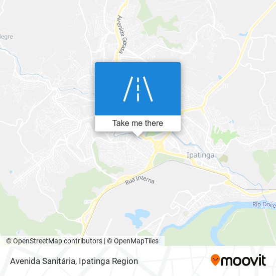 Mapa Avenida Sanitária