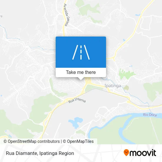 Rua Diamante map