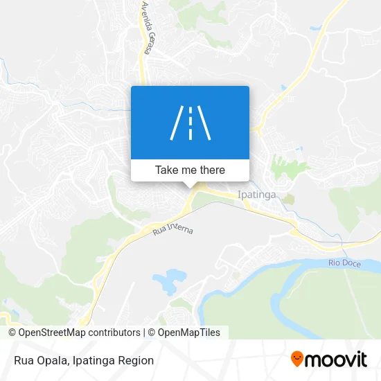 Rua Opala map