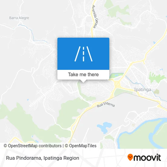 Rua Pindorama map