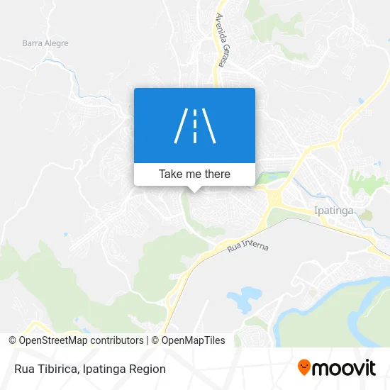 Rua Tibirica map