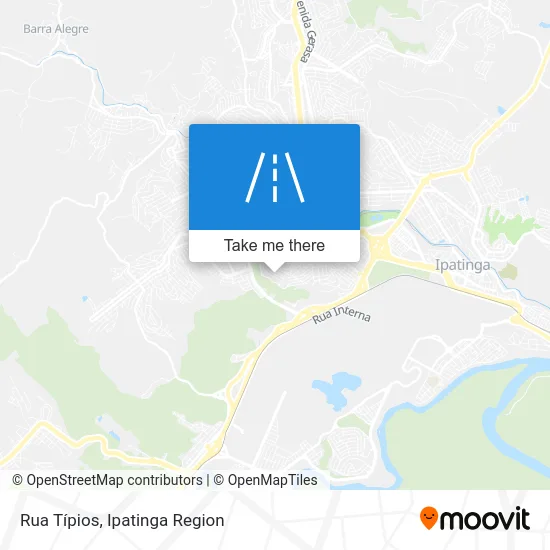 Rua Típios map