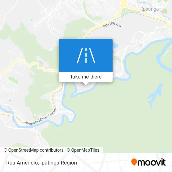 Rua Amerício map