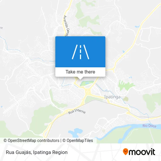Rua Guajás map
