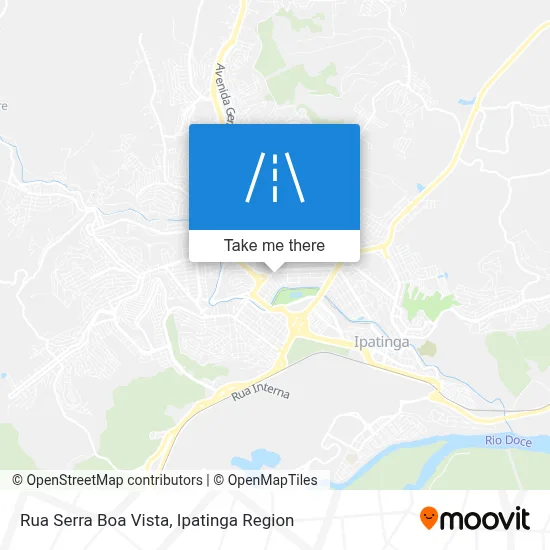 Rua Serra Boa Vista map