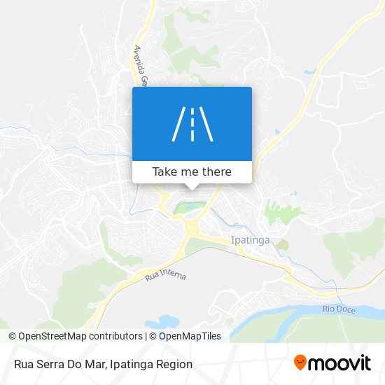 Rua Serra Do Mar map