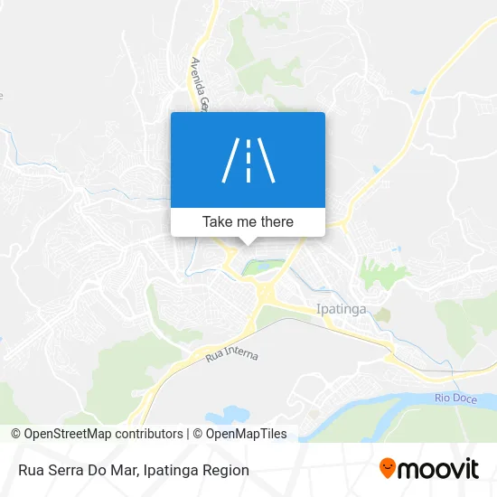 Rua Serra Do Mar map
