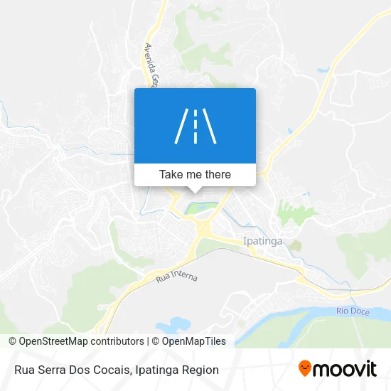 Mapa Rua Serra Dos Cocais