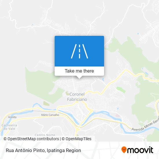 Rua Antônio Pinto map