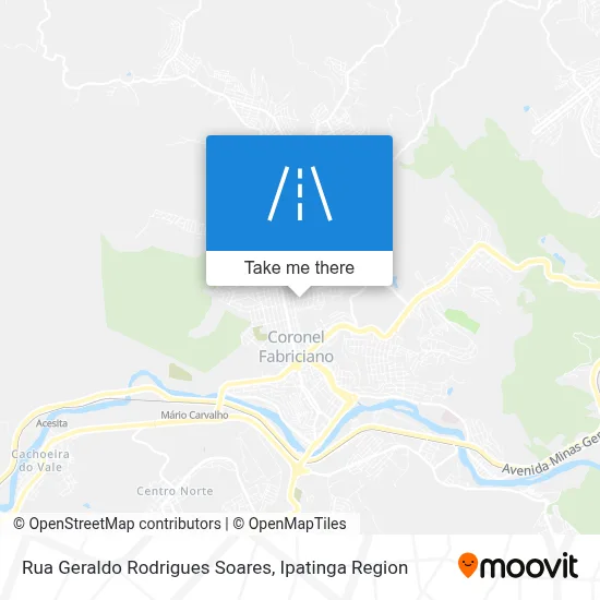 Rua Geraldo Rodrigues Soares map