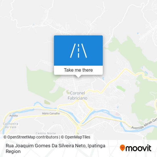 Mapa Rua Joaquim Gomes Da Silveira Neto