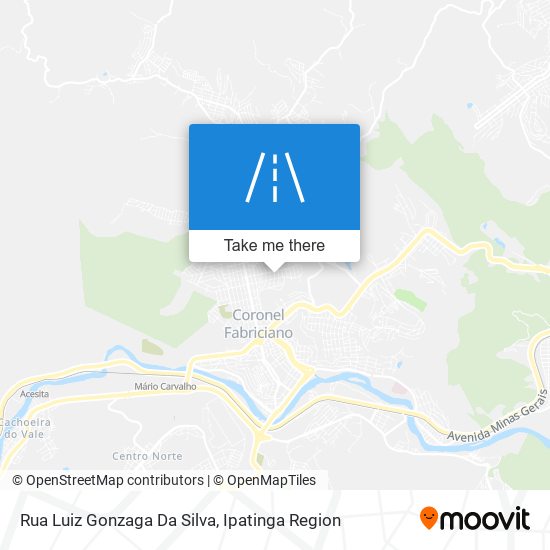 Mapa Rua Luiz Gonzaga Da Silva