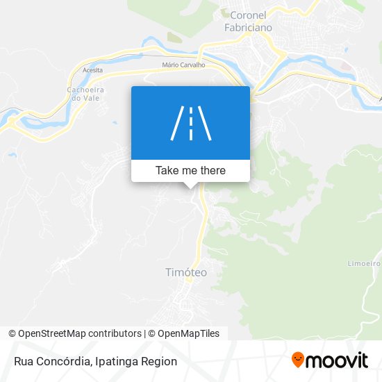 Mapa Rua Concórdia