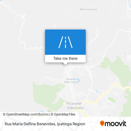 Mapa Rua Maria Delfina Benevides