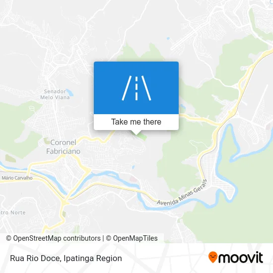 Rua Rio Doce map