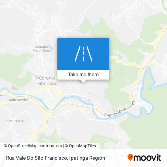 Rua Vale Do São Francisco map