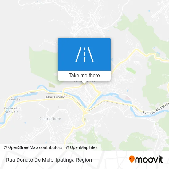 Rua Donato De Melo map