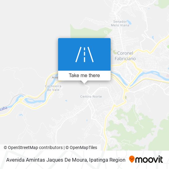 Mapa Avenida Amintas Jaques De Moura
