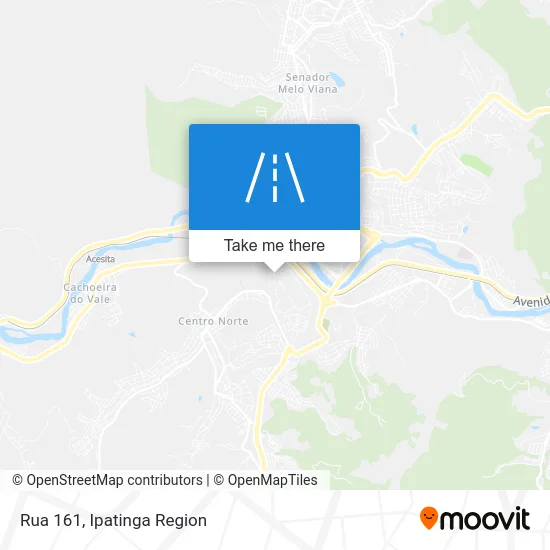 Rua 161 map