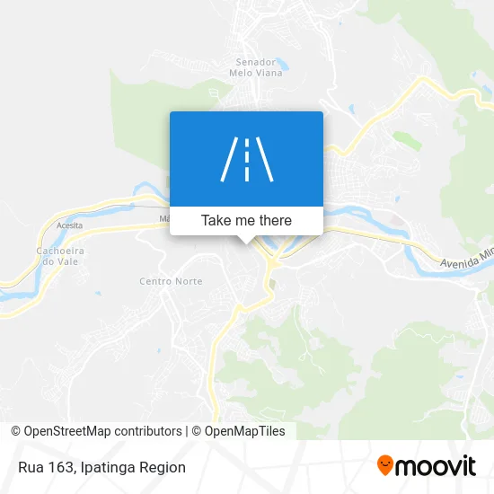 Rua 163 map